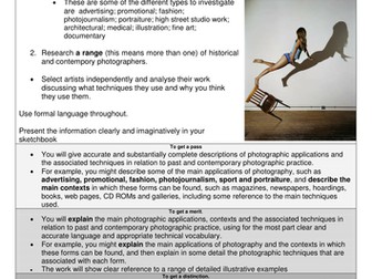 BTEC Level 3 Photography - abstracting everyday