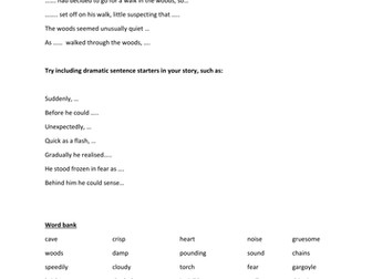 Writing a short ghost story set in a cave