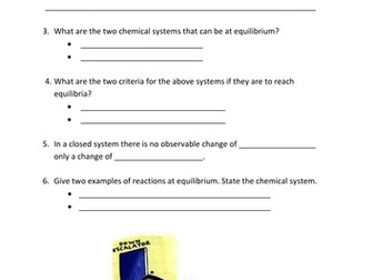 AQA Chemical Equilibrium