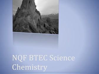BTEC Merit Level Chemistry (NQF) Principles