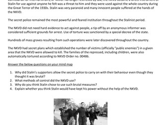 How did Stalin control the USSR?