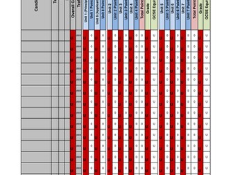 BTEC First Applied Science Tracking Sheet