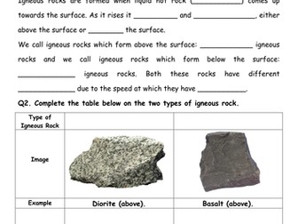 Igneous rocks
