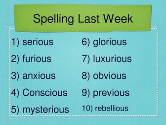 Regular and Irregular Verbs (with spelling words)