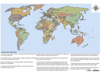 Bearing World Map
