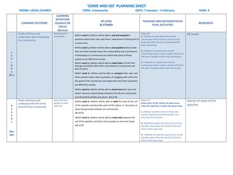 Year 4 spring term - community - local church