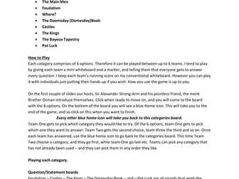 The Normans - Pointless Quiz