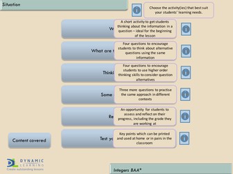BAA* Fractional and negative powers