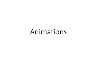 Shape Animations