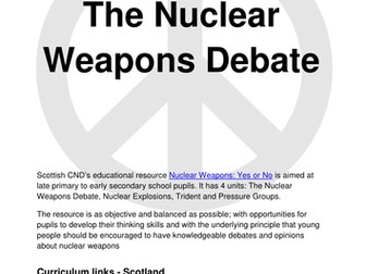 The Nuclear Weapons Debate