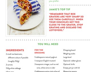 Jamie's live TES cooking lesson: Recipe