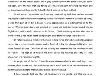 Leaflet Analysis (Non Fiction - KS3) SOW