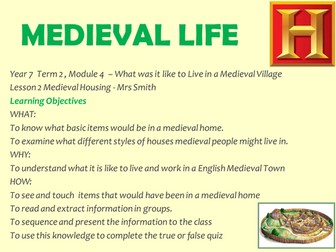 Life in Medieval England - Lesson 2