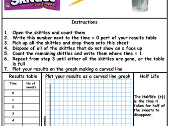 P2 Half Life Investigation Worksheet