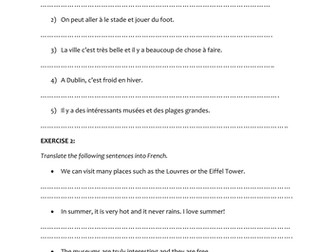 Grammar Worksheet