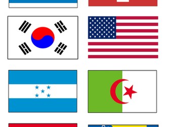Flags Symmetry Worksheets