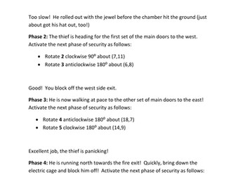 Rotations Game: Catch The Thief!