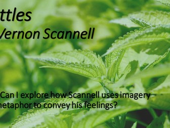 Nettles by Scannell (Revision or 1st look)