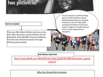 Every Child Has Potential- Leaflet To Persuade