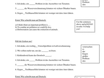 Environment gap fill starter