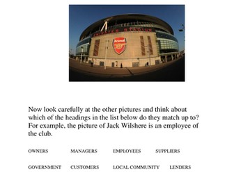 Stakeholders of Arsenal Football Club