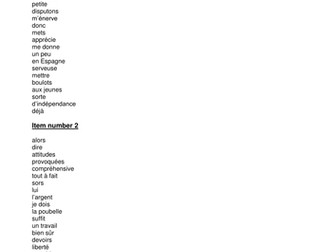 National 5 French Listening Model Papers