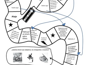 A2 Spanish speaking revision game AQA
