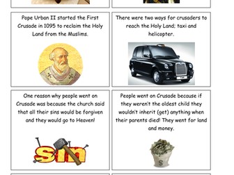 Why did some people go on Crusade? (Crusades SOW lesson 2)