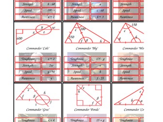 Missing Angles Top Trumps