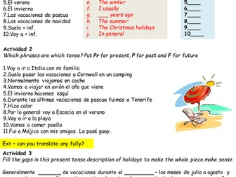 Vacaciones Holidays Revision