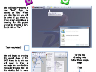 Make an IPOD Nano using Solidworks