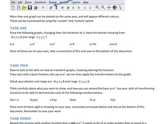 OmniGraph guide: Quadratics, Trig, Circles
