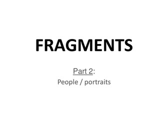Fragment portraiture