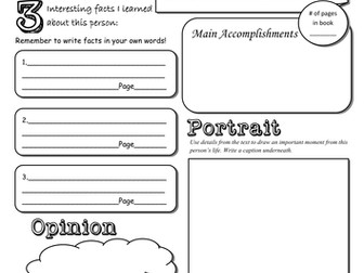 Fiction & Non-Fiction Book Report