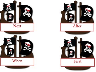 Sentence openers Pirate theme