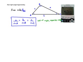 Trigonometry - Non-right angle trigonometry
