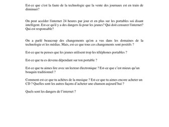 Impact of the digital age  New Higher - French