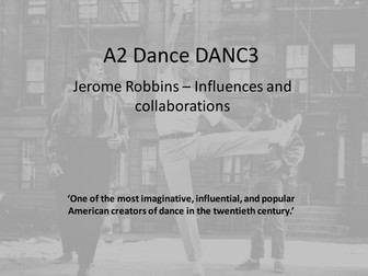 Jerome Robbins - Influences and collaborations