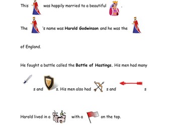 EAL Castles Story Worksheet