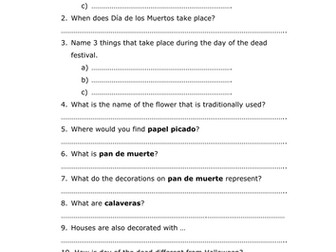 El Dia de los muertos