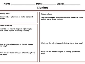 AQA-B1-6-Variation, reproduction & new technology