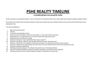 CHILD ABUSE - PSHE TIMELINE EXERCISE