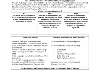 Key Stage 4 NATO Lesson