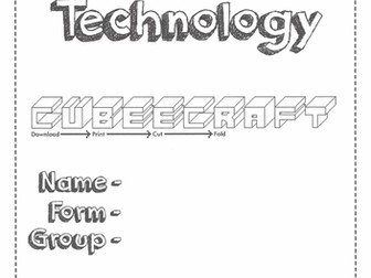 Cubee Craft Assessment Booklet