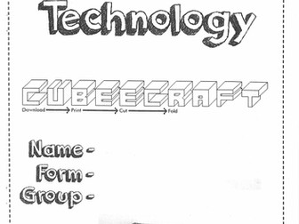 Cubee Craft Work Booklet