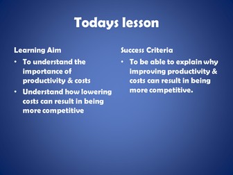 Productivity & Operations