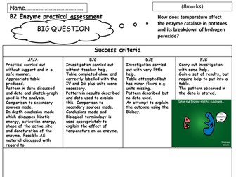 B2 3.2 The affect of temperature on enzymes