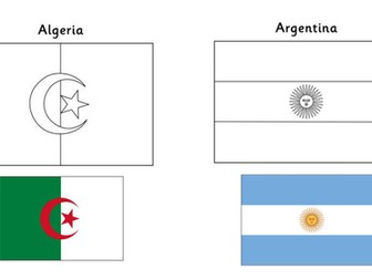 World Cup Flag Printables