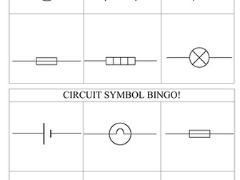 Circuit Symbol Bingo