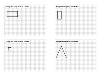 Enlargements worksheet